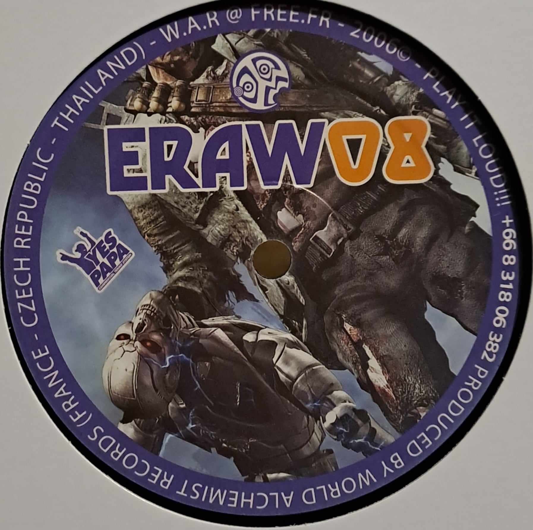 E-Raw 008 - vinyle freetekno